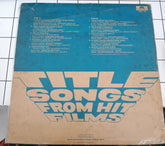 Various - Title Songs From Hit Films (Vinly)